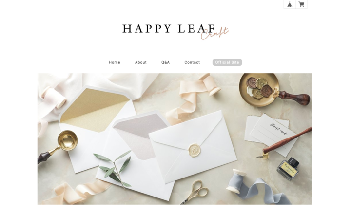 人気の" 花嫁DIY" をもっと手軽に！ ウエディングペーパーアイテムDIY 専門のWEB ショップ 『HAPPY LEAF Craft』OPEN ！ メイン画像